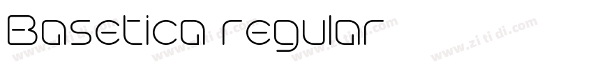 Basetica regular字体转换